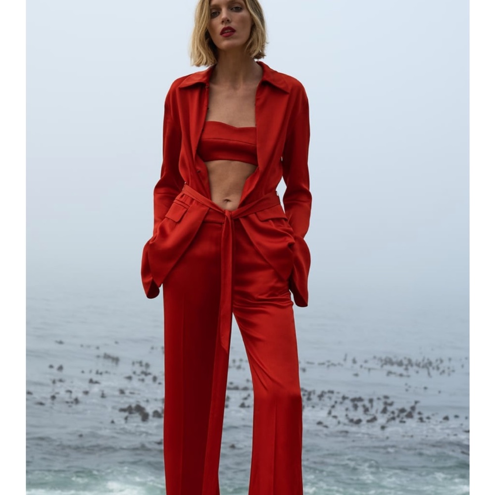 NWT ZARA BELTED JACKET LIMITED EDITION